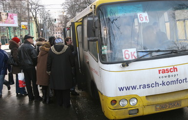 В Киеве маршрутки за месяц зарабатывают 78 милионов