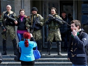 Мужики в Славянске: 