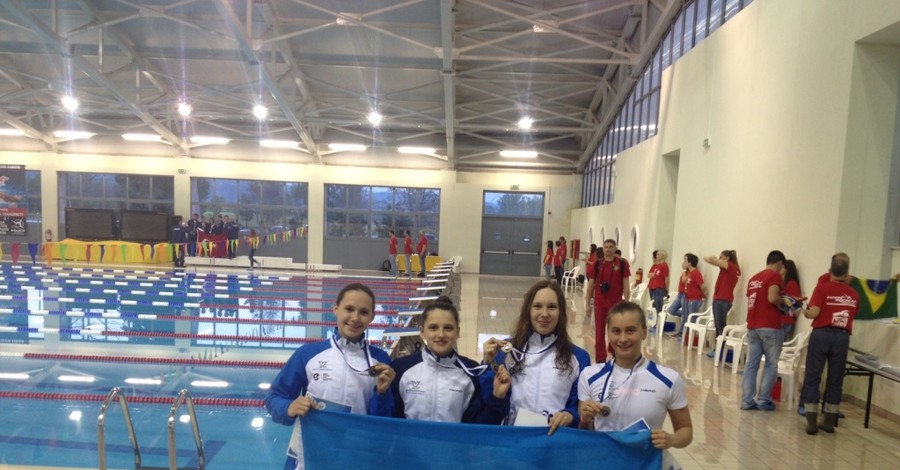 Сборная Украины по плаванию завоевали 7 медалей на международных соревнованиях в Греции