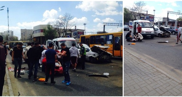 В Одессе из-за масштабной аварии пострадало шесть человек