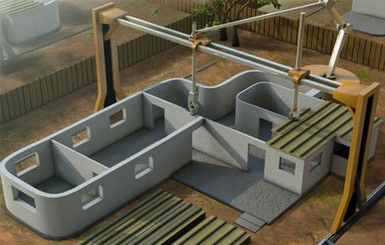 В Китае 3D-принтер построил за сутки 10 домов
