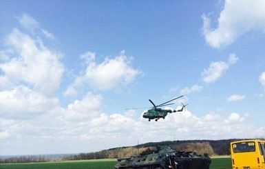 В Славянске обстрелян вертолет с медиками