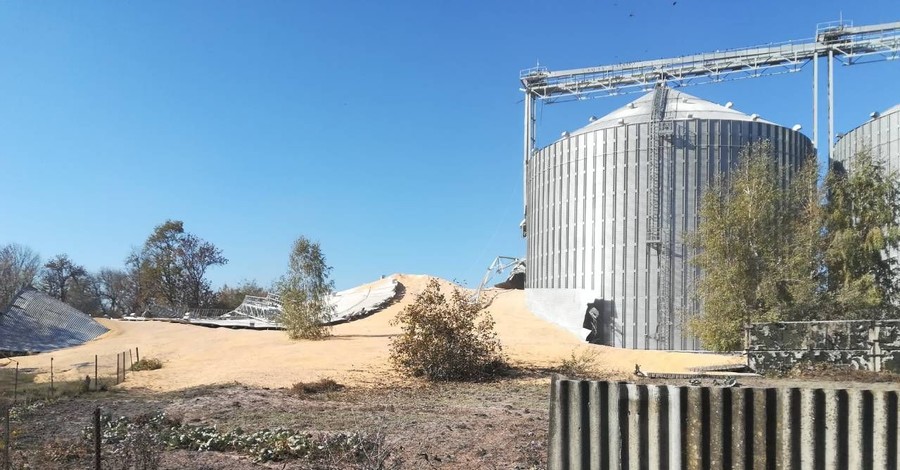Взрыв элеватора в Сумах
