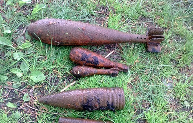 В озере нашли снаряды и мины