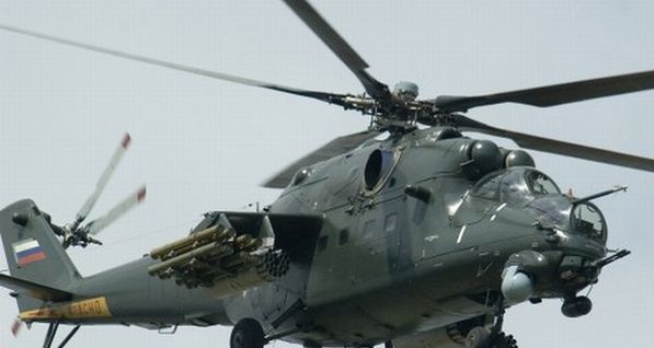 Украинские военные остановили российские вертолеты огнем из зенитки