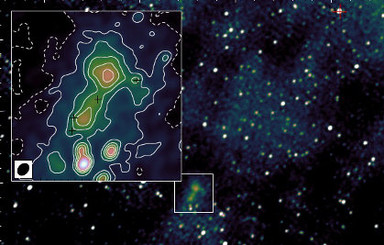 Ученые обнаружили древнюю галактику 