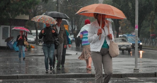 В субботу, 31 мая, Украину накроют очень сильные дожди