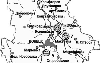 Курортная карта Донбасса: в леса лучше не ходить, а у моря можно спокойно отдохнуть