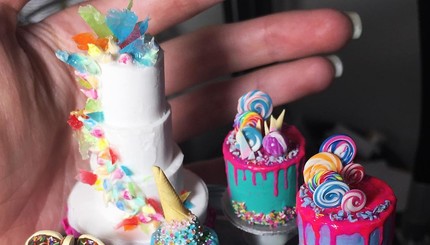 Мастерица из США создает фантастические многоярусные мини-торты