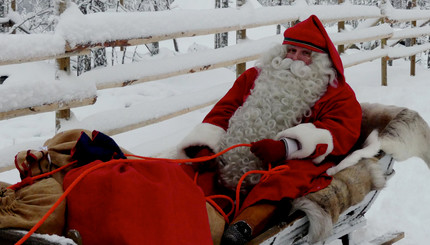 Ждите в гости! Санта-Клаус выехал из своей штаб-квартиры в Финляндии