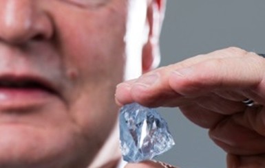 В Африке нашли уникальный голубой алмаз