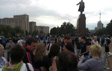 В Харькове после столкновения задержали около 30 человек