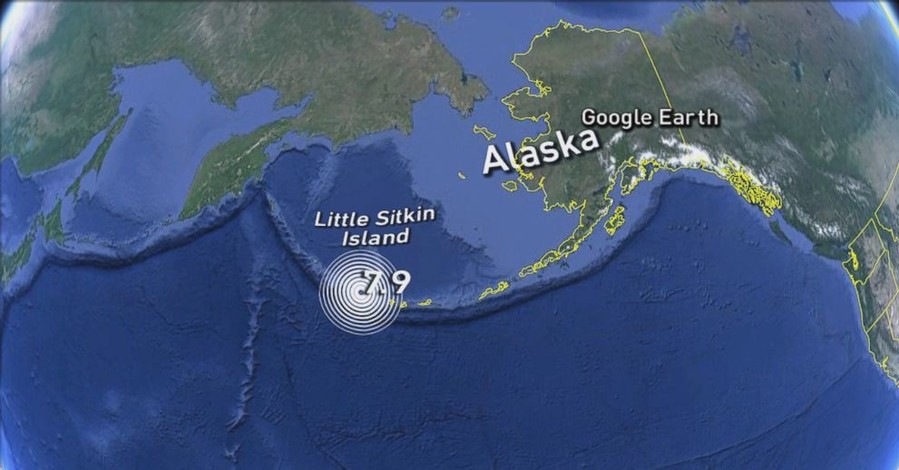 Крупное землетрясение у берегов Аляски задело Камчатку