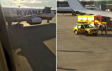 В лондонском аэропорту столкнулись два самолета