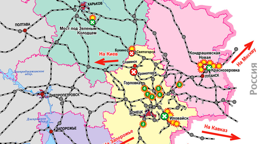 Очередные взрывы на Донецкой  ЖД:  элетричка 