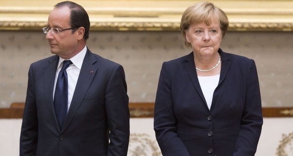 Порошенко, Меркель и Олланд обсудили ситуацию на востоке Украины