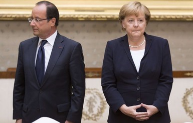 Порошенко, Меркель и Олланд обсудили ситуацию на востоке Украины