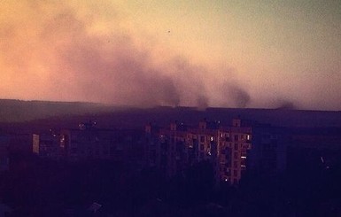 На подступах к Луганску раздается канонада
