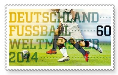 Немцы заранее напечатали марки, посвященные победе сборной на ЧМ 2014