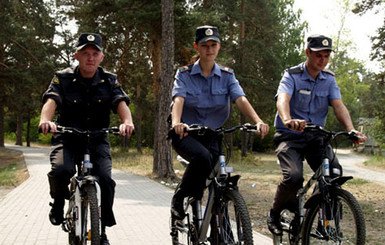 В Запорожье милиционеров пересадят на велосипеды