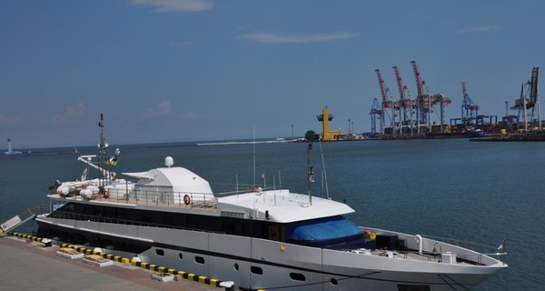 В Одессе гостит пятизвездочная яхта, прибывшая из России