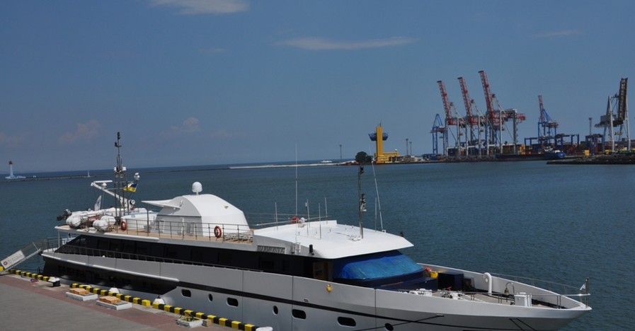 В Одессе гостит пятизвездочная яхта, прибывшая из России