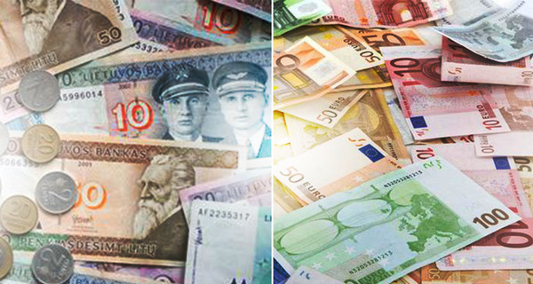 Литва перейдет на евро с января 2015 года
