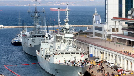 В Одессе 1 апреля гостили корабли НАТО