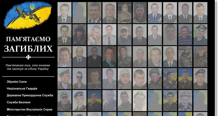 Киевлянин создал сайт памяти военных, погибших в АТО 