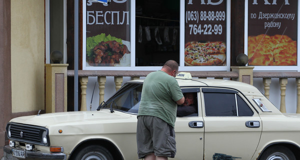 В Харькове таксисты воюют с пассажирами