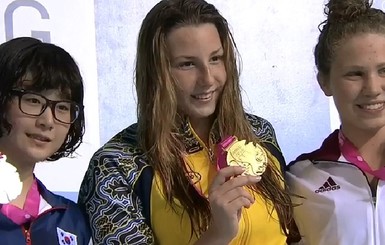 Украинская пловчиха Анастасия Малявина стала олимпийской чемпионкой 