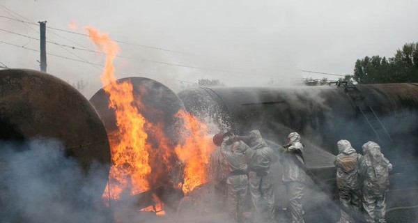 Пожарные назвали причины железнодорожной аварии в Черкасской области