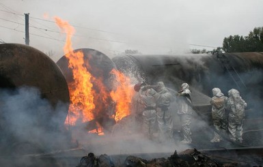 Пожарные назвали причины железнодорожной аварии в Черкасской области
