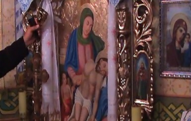 Икона Богородицы на Львовщине заплакала после смерти митрополита Владимира