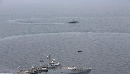 В море под Одессой прошли учения ВМС Украины и ВМФ Великобритании