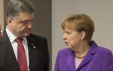 Порошенко призвал Меркель 