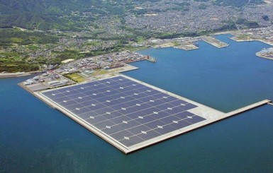 Япония построит плавающие солнечные электростанции