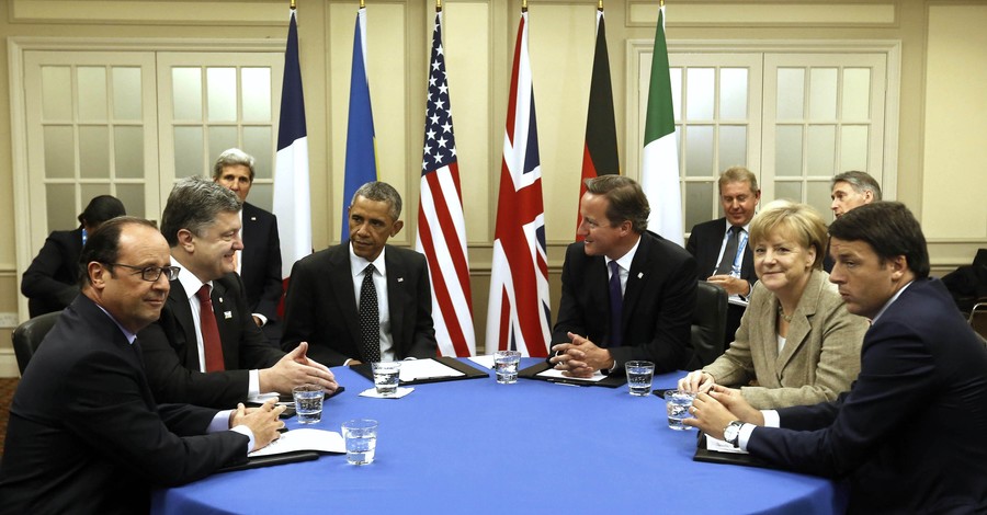 Порошенко встретился с лидерами США и ЕС перед саммитом НАТО
