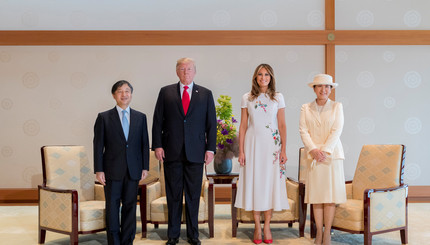 Трамп провел встречу с новым императором Японии
