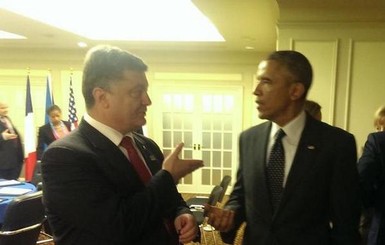 Порошенко поговорил с Обамой отдельно перед саммитом НАТО