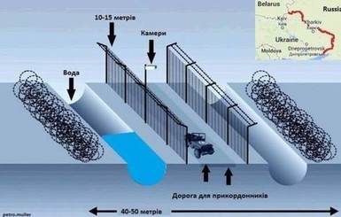 Стену на границе Украины и России построят в два этапа, второй закончится после войны 