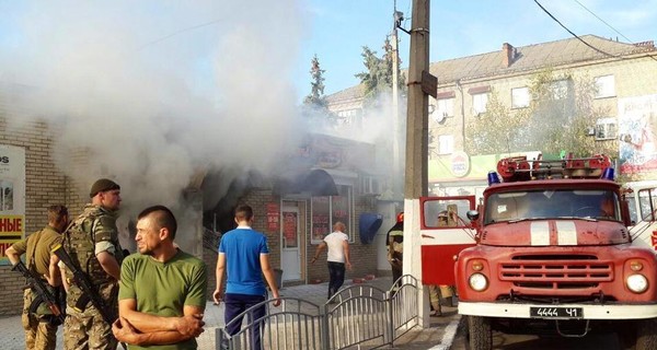 В центре Славянска прогремели взрывы 