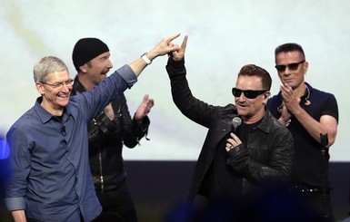 U2 представила новый альбом во время презентации iPhone 6