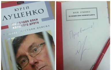 Луценко написал книгу о своих тюремных буднях