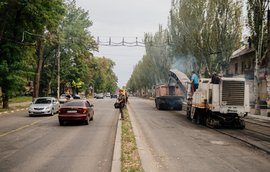 В Запорожье улицу Победы перекрыли до конца сентября 
