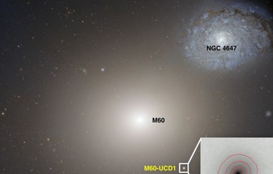 Астрофизики обнаружили в крохотной галактике огромную черную дыру