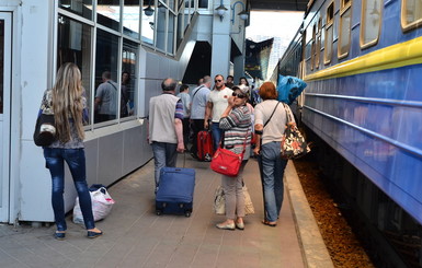 Мариупольцы на киевском вокзале: 