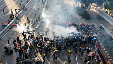 Массовые протесты в Гонконге