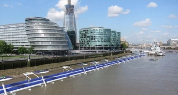 В Лондоне велосипедисты будут кататься по Темзе