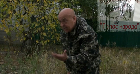 Москаль снова ругается с местными жителями Луганщины
